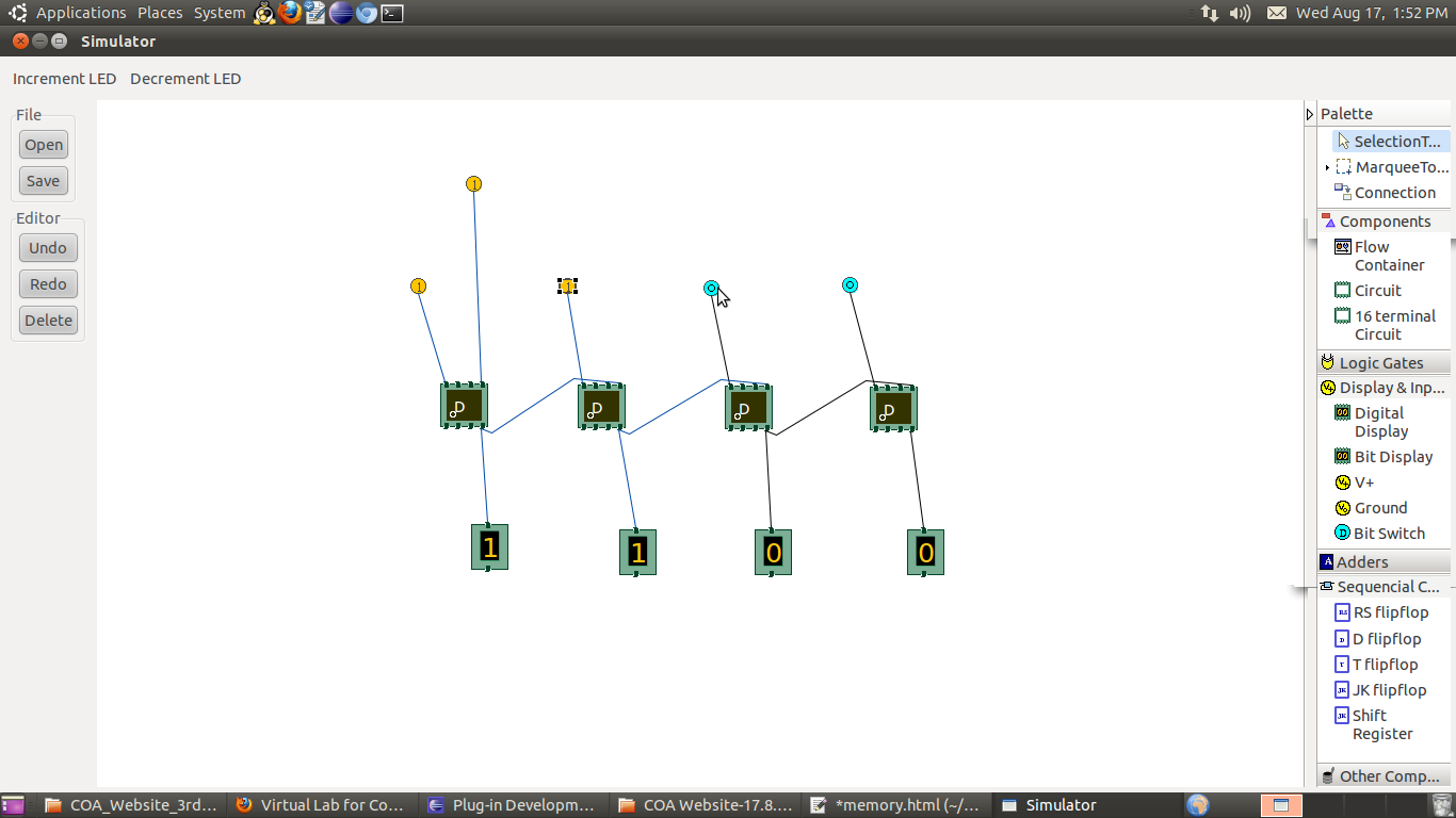 Virtual Lab for Computer Organisation and Architecture