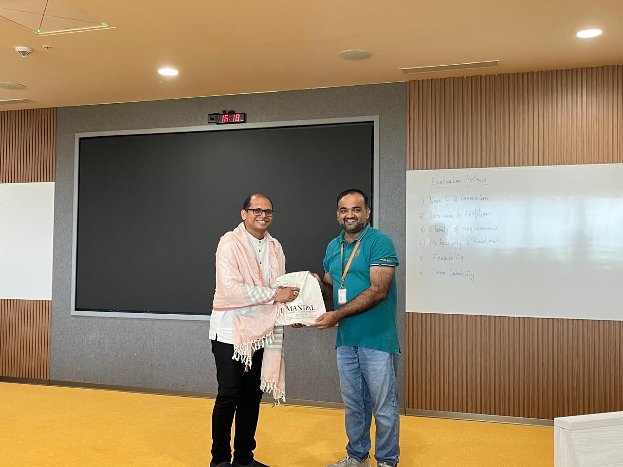 At the First Summer School on Sanskrit Computational Linguistics, organised by the Centre for Digital Humanities, MAHE Bengaluru with IIT Kharagpur.