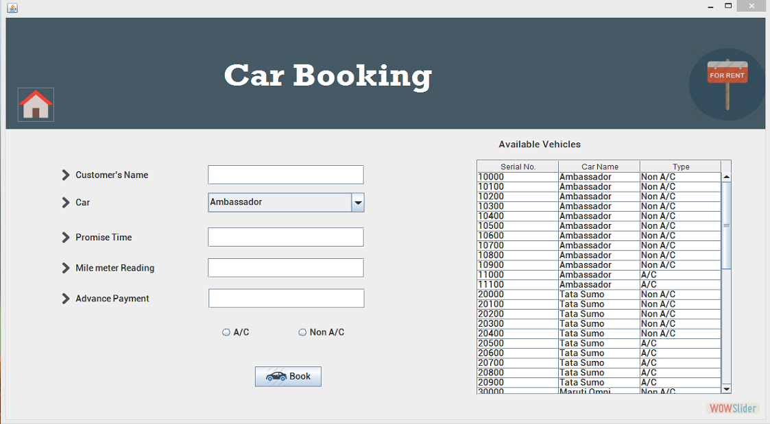 Car Booking